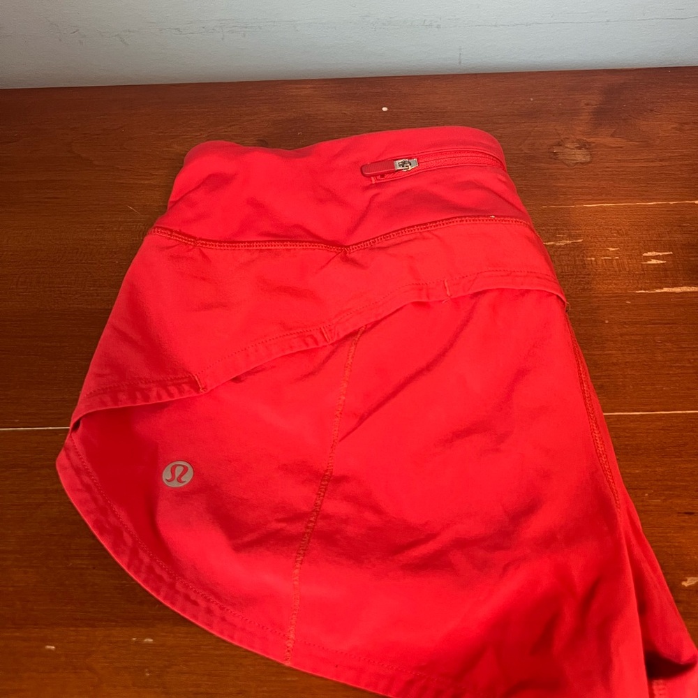Lululemon Athletica Bright Red Shorts